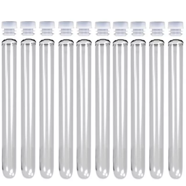 25 x plastic test tubes,150mmx16mm, test tubes with push cap, shots - 20ml 2