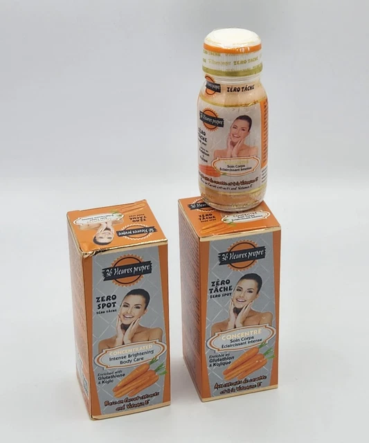 Lait Éclaircissant Corps 36 HEURES PROPRE - Soin Intense Aux Œufs & Carotte - 300ml - Exp. 2023