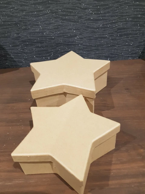 2x Geschenkboxen - Geschenkverpackung - Weihnachten - Stern
