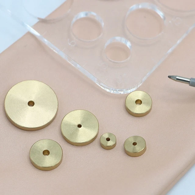 Brass Distance Indicators Round Marking Meters DIY Line Marking