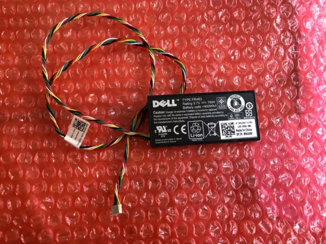Dell Battery Pack for PERC RAID Controller 0NU209 Type: FR463 + cable