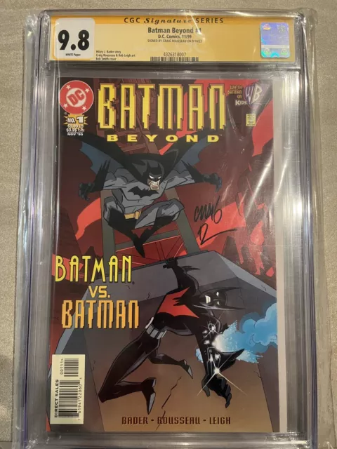 Batman Beyond v2 #1  (11/1999) - DC - CGC 9.8 NM/MT - Signed By Craig Rousseau