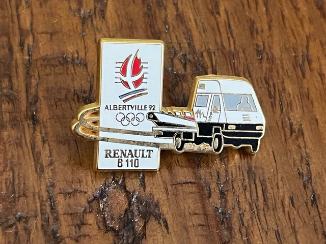 Pin's Pin Badge RENAULT CLIO ALBERTVILLE 1992 JEUX OLYMPIQUES OLYMPIC GAMES ! 2