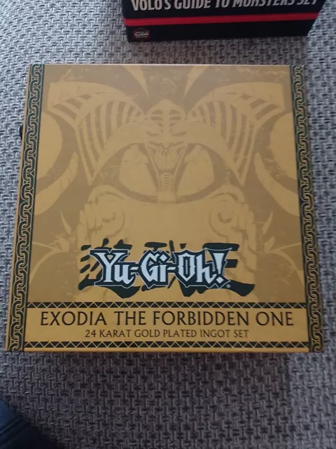 yugioh limited edition Exodia 24 Karat Gold Ingot Set