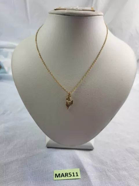 Gold Heart Shaped Opal Necklace - Creative Femininity