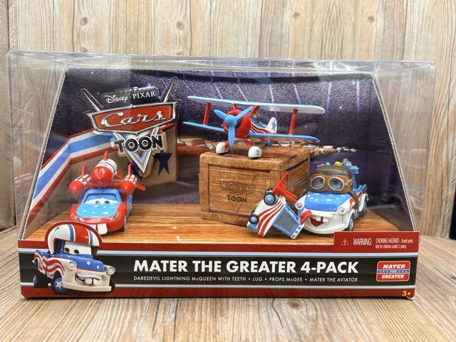 MATER THE GREATER 3pack カーズ ディズニーピクサー レア Disney PIXAR Cars TOON MATER THE GREATER 3-pack DAREDEVIL MCQUEEN