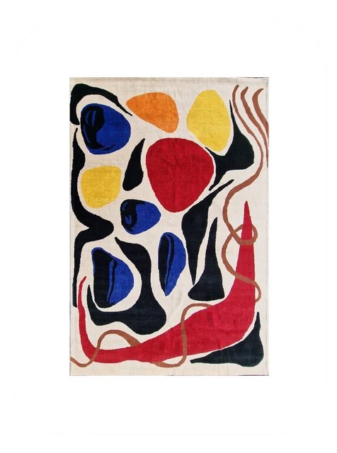 Tapisserie Murale Alexander Calder – Inspirée D’Aubusson Ice Rink – 240x175 Cm