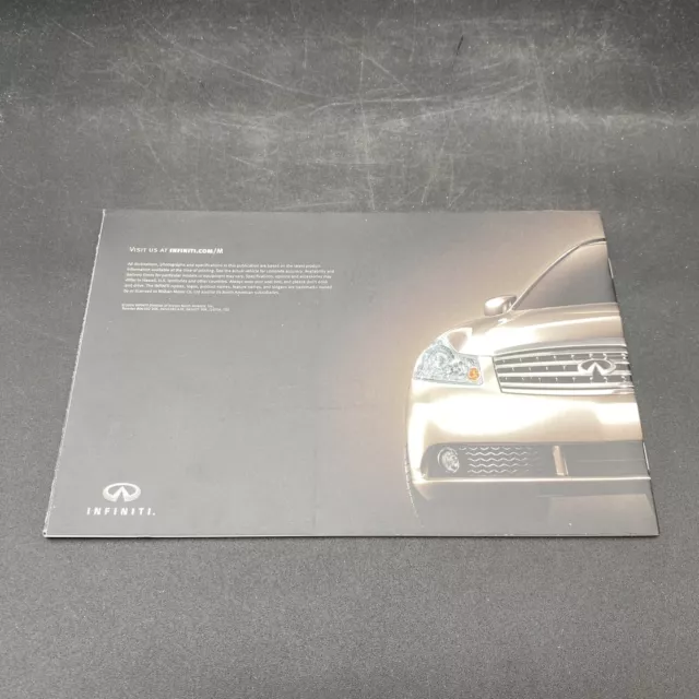 2006 Infiniti M M35 M45 Prestige Original Dealership Sales Advertising Brochure 2