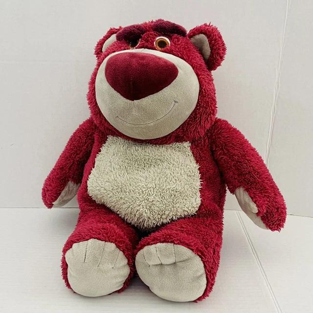 DISNEY PIXAR TOY Story 3 LOTSO HUGGIN BEAR 15" Plush Stuffed Strawberry