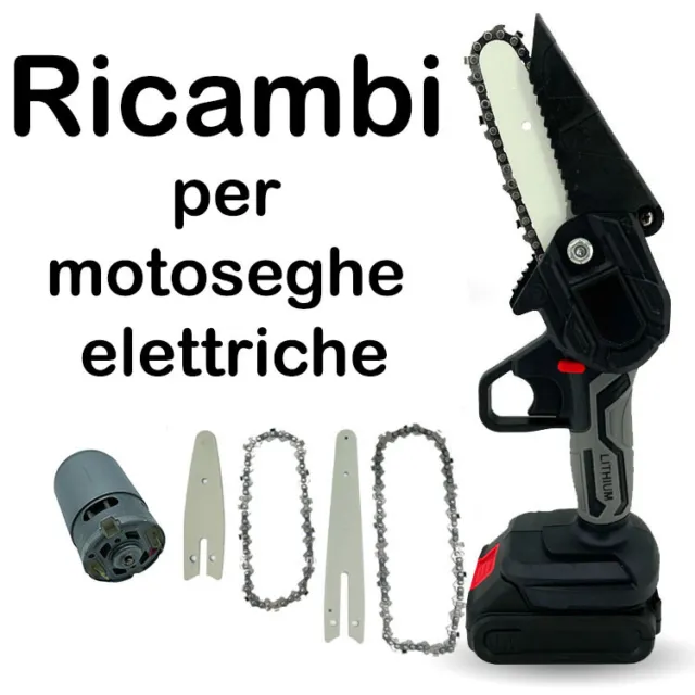 RICAMBI MINI SEGA elettrica a batteria motosega 4-6 pollici catena potatura  lama EUR 11,95 - PicClick IT