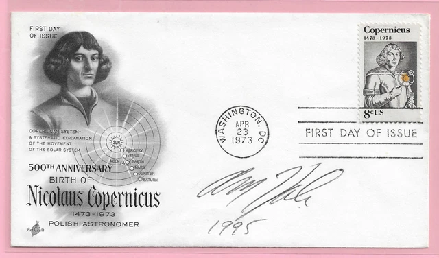 Edward Teller Atomic Scientist Signed Autographed "Copernicus" First Day Cover