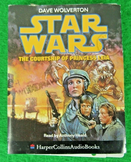 3 hrs Star Wars AUDIO BOOK tape PRINCESS LEIA vintage cassette courtship of Y427