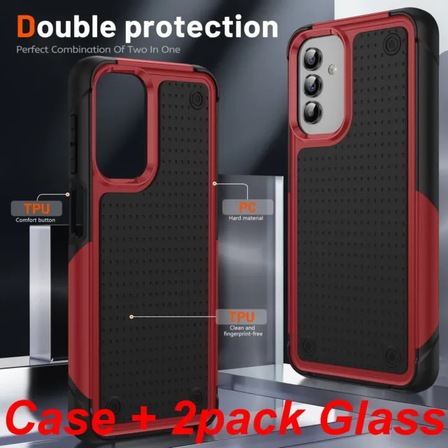 360 Protective Case Full Hybrid Shockproof Heavy Armor Cover for Samsung Galaxy