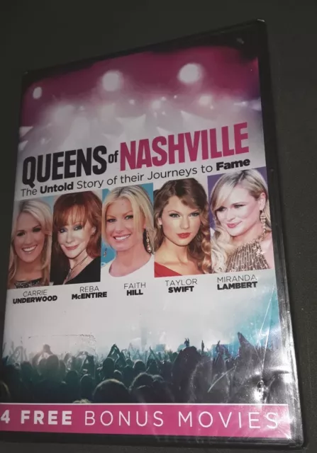 Queens of Nashville + 4 Bonus Movies Brand new! Carrie Underwood Miranda Lambert