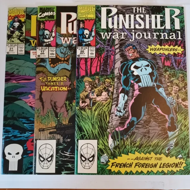 Marvel Comics. The Punisher War Journal.  No 17, 20 And 21.