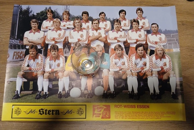 Carte D'équipe Signée Rot-Weiss Essen 1970-71 - Autographe - TOP - Originale