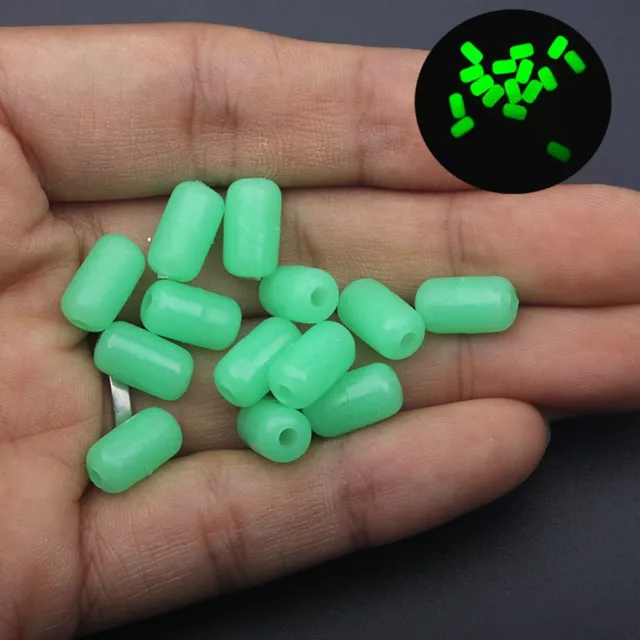 Enhanced Floatation 100pcs Luminous Beads for Better Fishing Performance