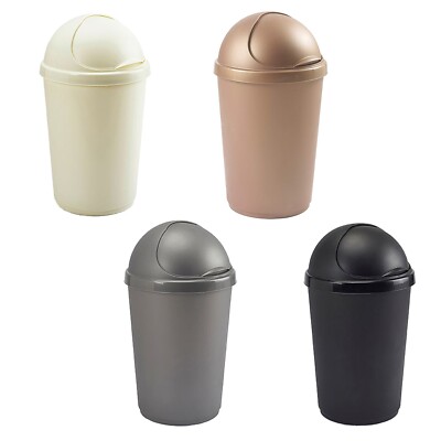 Cream 50L la carta Recycle pattumiera coperchio basculante cucina ufficio spazzatura Trash cestini 50L casa Home In Style Plastica Bullet bidoni 30l 