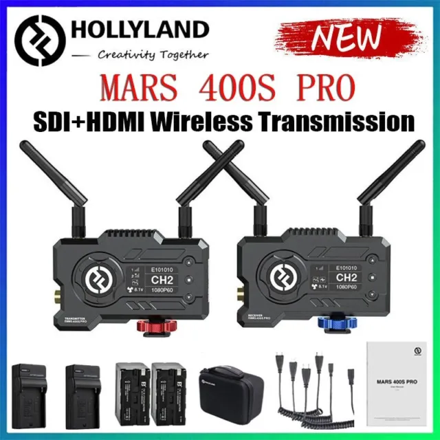 Hollyland Mars 400S PRO SDI/HDMI 1080p 5G Wireless Video Transmission System