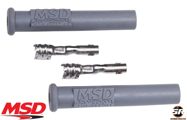 MSD 3301 Heat Resistance Silicone Replacement Gray Boots and Terminals