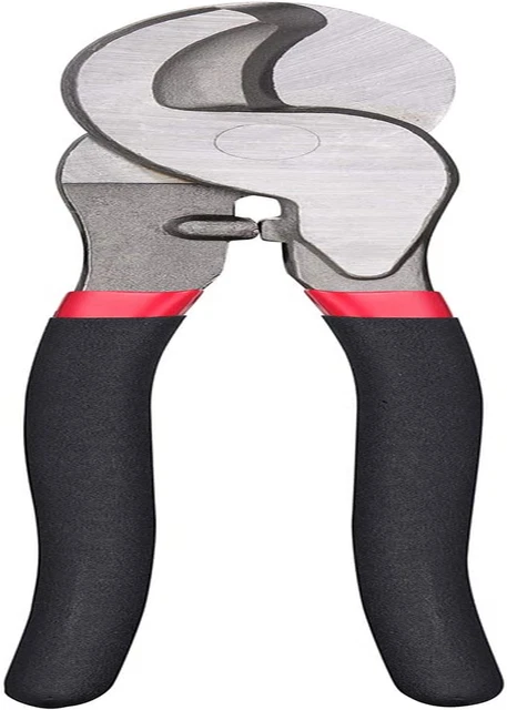 Cable Cutter High Leverage Curve Jaw, 10 Inch Heavy Duty Wire Cutter for Cutting