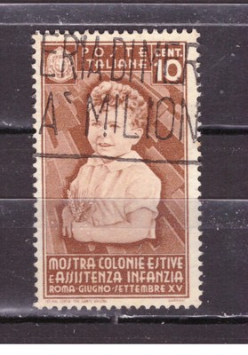 regno 1937 colonie estive 75c mnh 