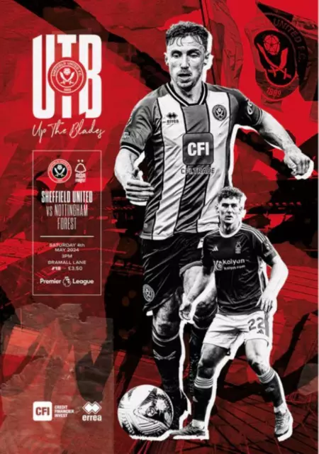 * 2023/24 - Sheffield United Home Programmes - Choose From List *