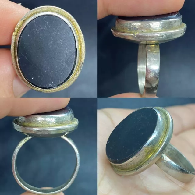 Old Silver Unique Antique near Eastern old agate beautiful Ring