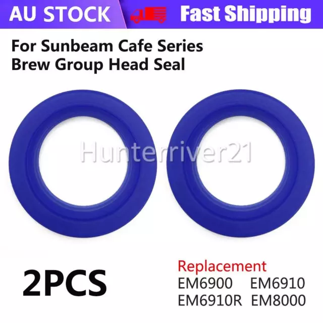 2pcs For Sunbeam Cafe Series Brew Group Head Seal EM69116 EM6900 EM6910 EM8000