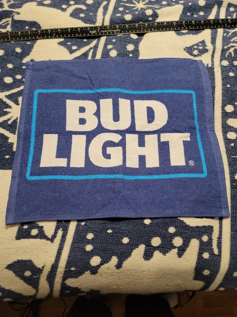 Bud Light Blue Bar Golf Towel