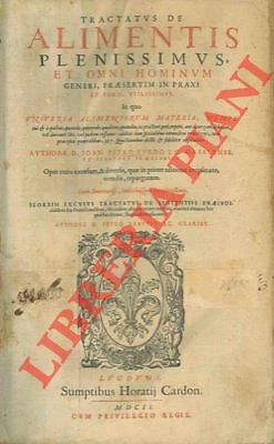SURDO Gian Pietro - REBUFFO Pietro - Tractatus de alimentis plenissimus, et omn