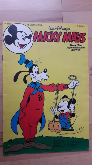 Walt Disneys Micky Maus Nr.21 vom 22.5.1976 - TOP Z1