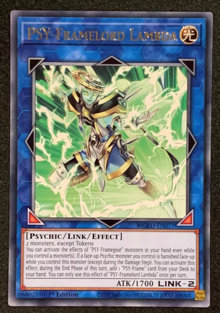 PSY-Framelord Lambda | MGED-EN077 | Gold Rare | 1st Edition | YuGiOh TCG