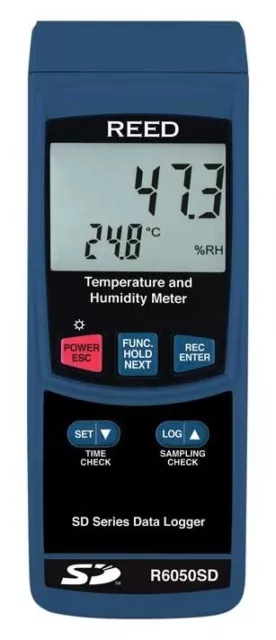 REED Instruments R6050SD Data Logging Thermo-Hygrometer