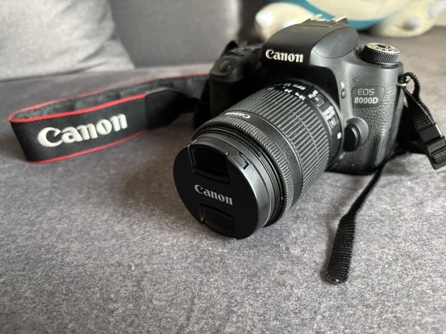 CANON EOS 8000D DSLR Camera 18-55mm Lens Battery Charger