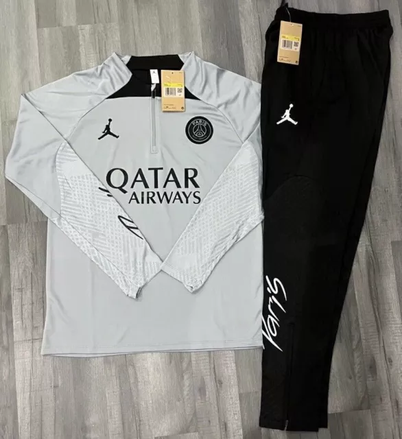 All black psg tracksuit 2025