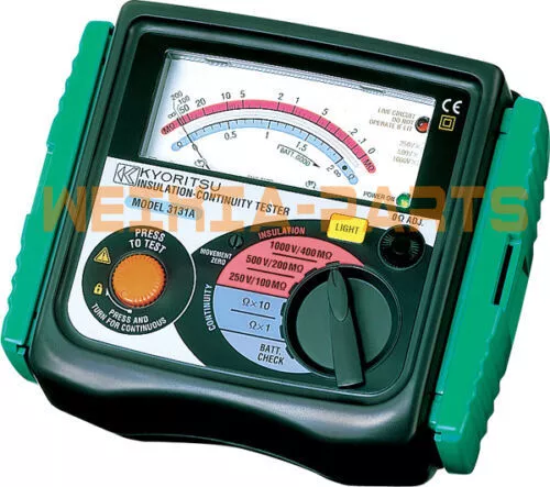 ONE NEW Kyoritsu 3131A Analogue Insulation and Continuity Tester Meter