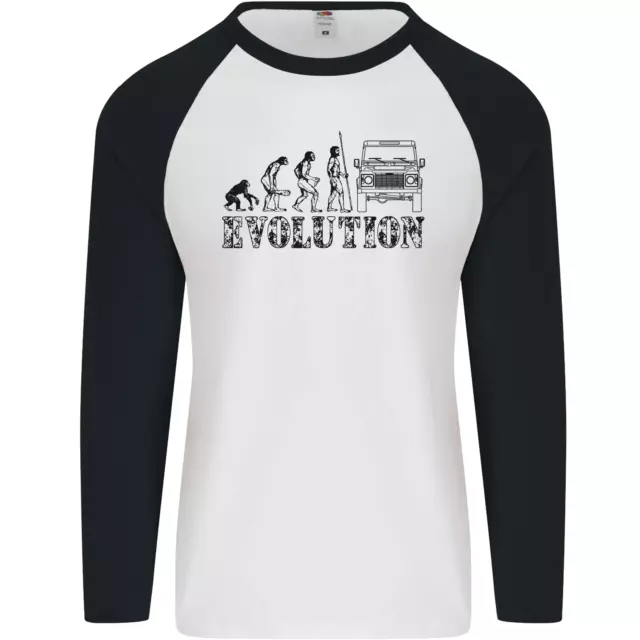 Maglietta da baseball 4x4 Evolution Off Roading Road Driving L/S