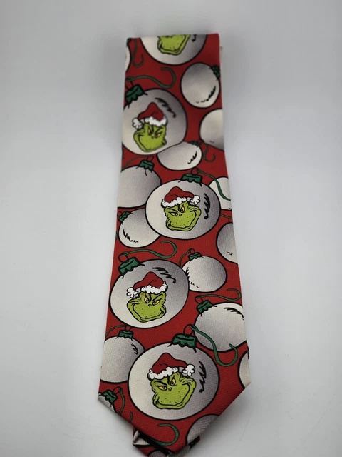 Vintage Sears Dr. Suess The Grinch Tie 58 Inch Length New With Tags