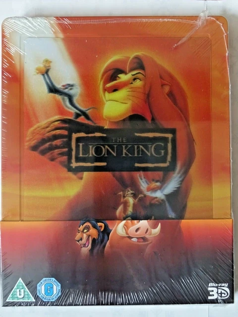 Li Ray Kin THE LION KING 3D/2D Limited Edition Blu-ray Lenticular Steelbook ...