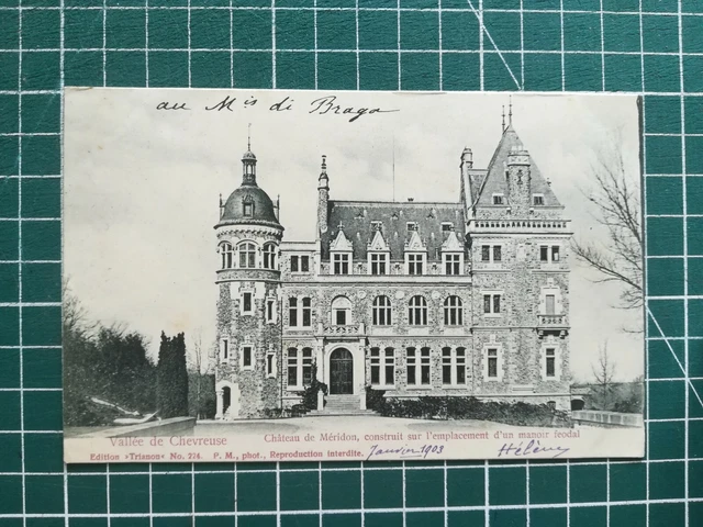 Sb207 CPA Be Circa 1900 - Valley Chevreuse Castle Of Meridon
