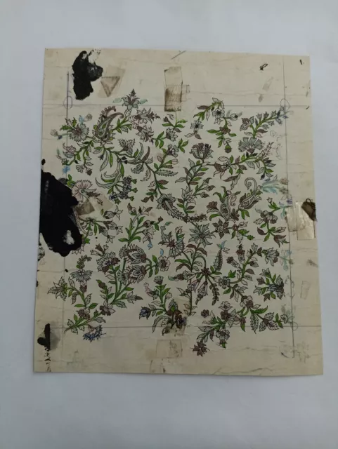 Old Vintage Rare Handmade design collectible design floral design textile design