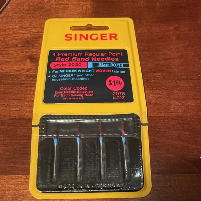 SINGER Universal Denim Machine Needles 5/Pkg-Size 16/100