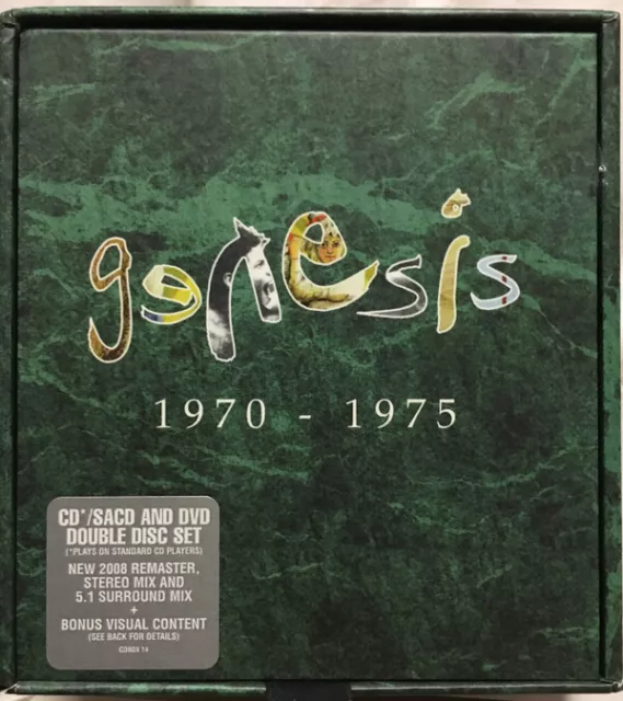 GENESIS -  1970 - 1975 Coffret Box SET  7 CD/DVD NEUF NEW