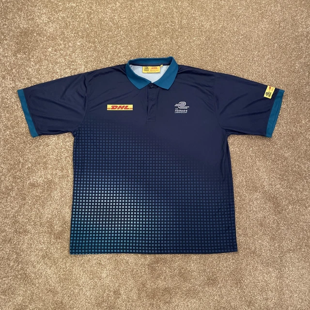 DHL FIA FORMULA e championship Polo Shirt Size 3XL Condition