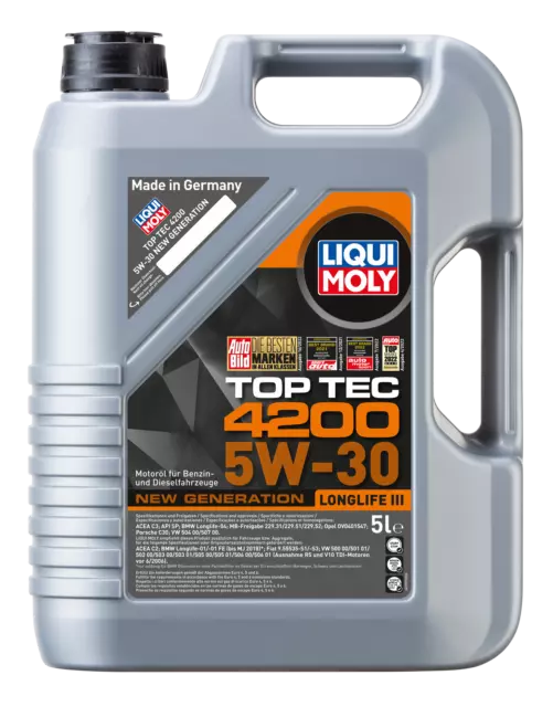 LIQUI MOLY Top Tec 4200 5W-30 New Generation 5 l 3707