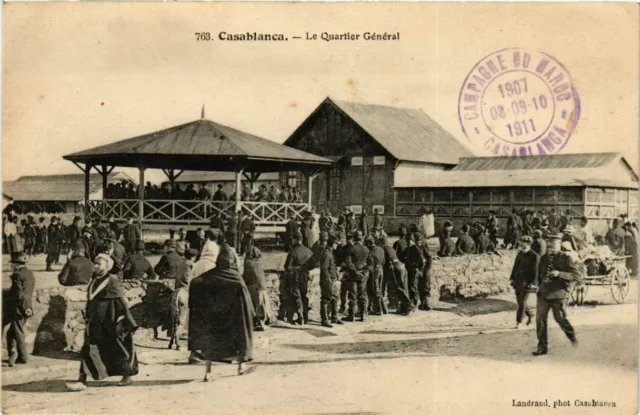 CPA AK MAROC CASABLANCA - Le Quartier générale (280476)