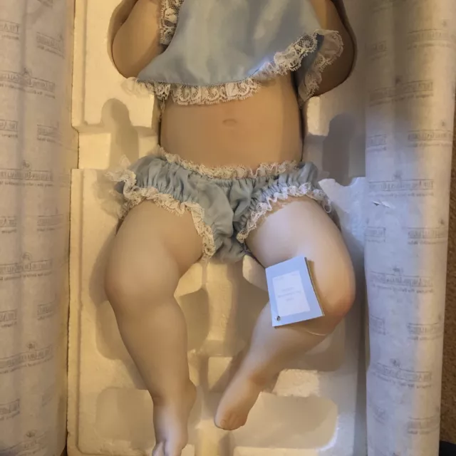 "Good As Gold" Porcelain Doll by Titus Tumesco for Ashton-Drake 1997 With Box - 3