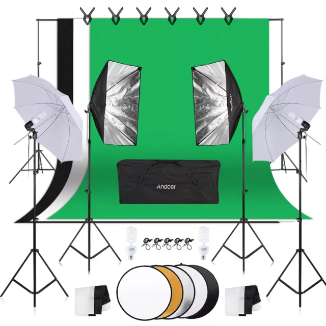 1.8m*2.7m Photo Backdrop Stand kit Photography Softbox for Photo  R8N5