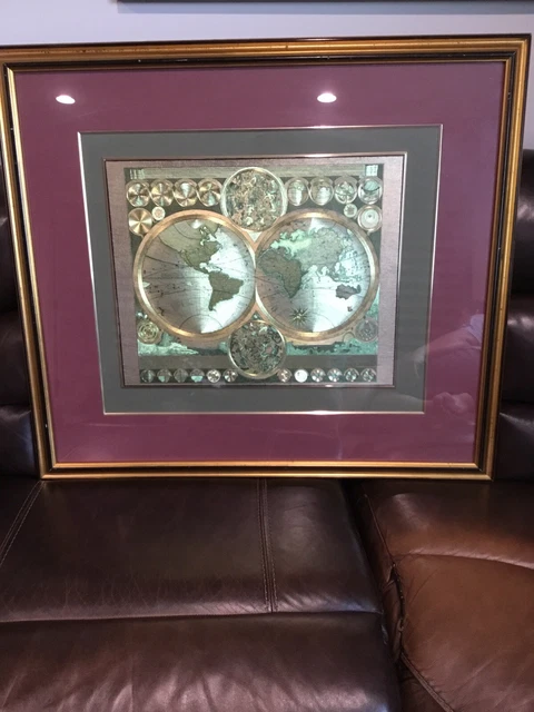 large world map wall art